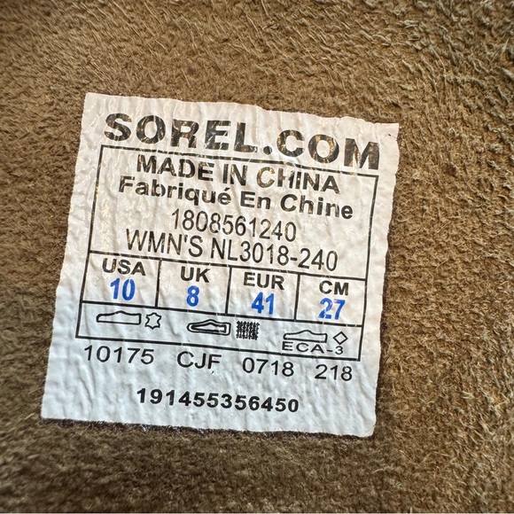 Sorel Joan of Arctic Wedge II Boots Ash Brown Women's 10 - Picture 15 of 15